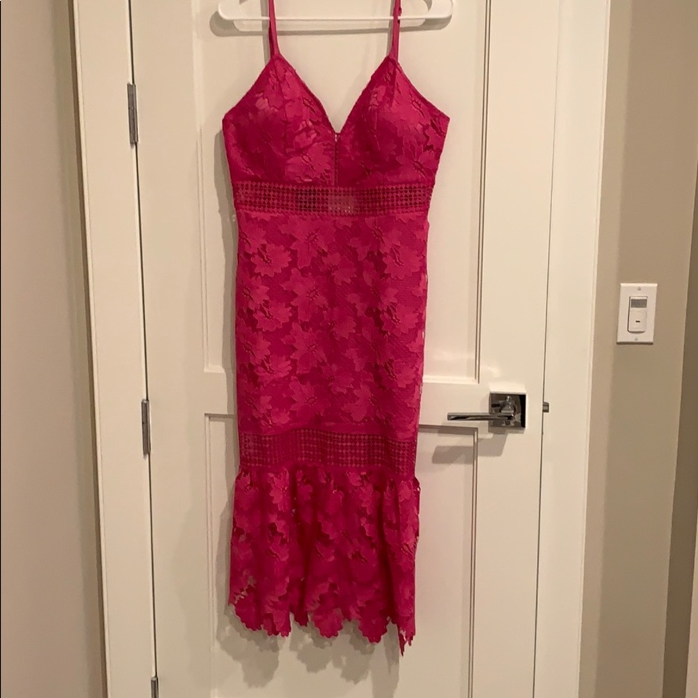 Bebe Taylor Lace Dress